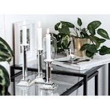 thumbnail of Kerzenleuchter Lincoln für Stabkerze, kannelierter Schaft, versilbert, anlaufgeschützt, H 15