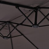 thumbnail of Outsunny Ombrellone Doppio Poliestere Anti-UV Impermeabile Grigio