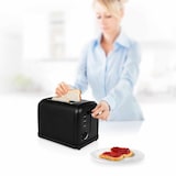 thumbnail of Princess Toaster 950 W Edelstahl Mattschwarz