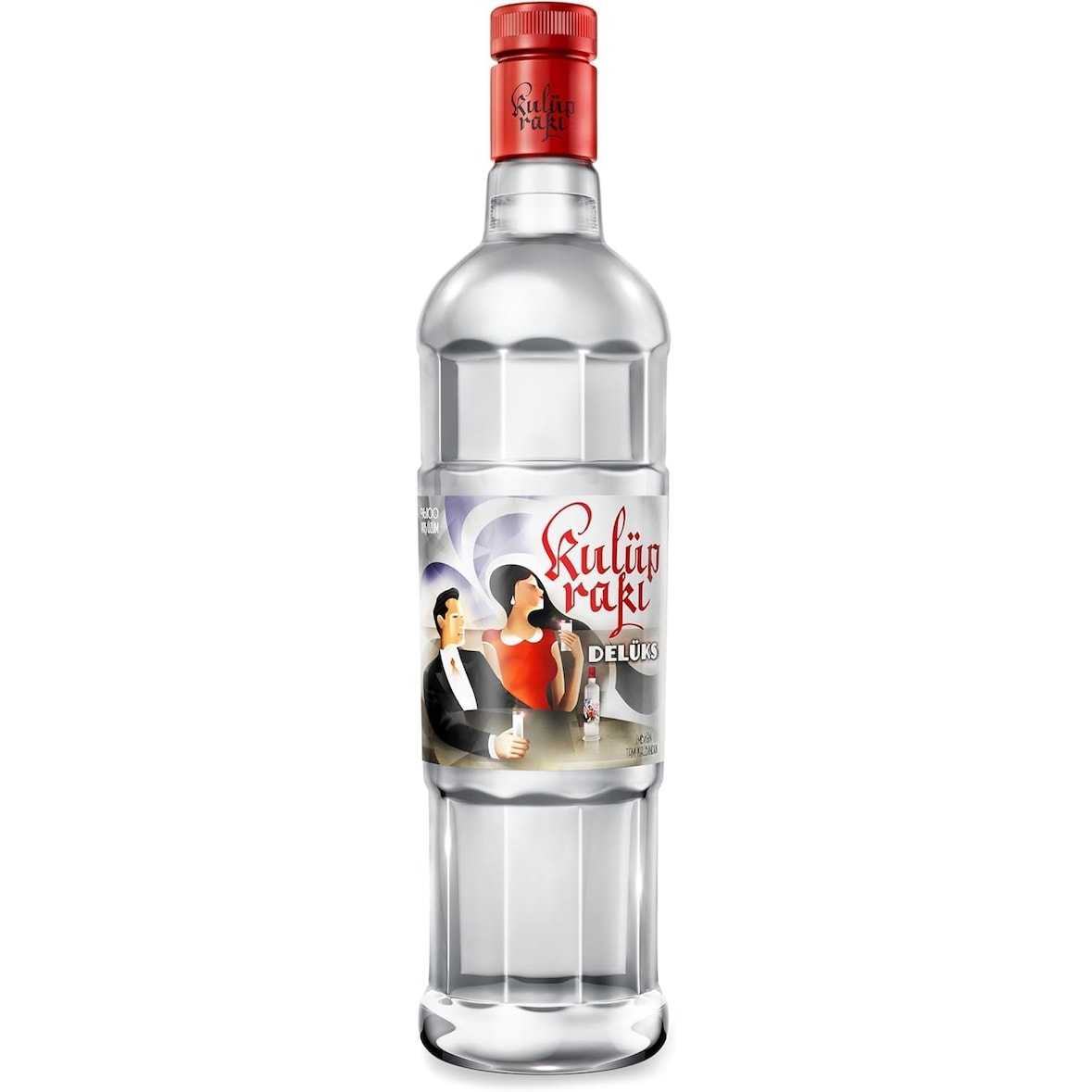 Kulüp Rakı Delüks - Bouteille de Raki - Méthode de Fabrication Artisanale & Traditionnelle - Goût Raffiné et Équilibré – 45° d'Alcool - 70 CL
