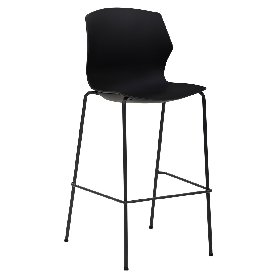 Mayer Sitzmöbel Tresenhocker 1160 mit Kunststoffschale 2er Set Anthrazit