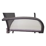 thumbnail of METRO Professional Sedia da esterno impilabile con braccioli Mohim, polirattan, marrone