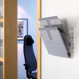thumbnail of Durable Prospektspenderset A4 quer tr 2tlg FLEXIPLUS Wandmontage