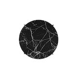 thumbnail of SalesFever Mesa de centro Ø 84cm | rodada | Placa de vidro de 6 mm em aspecto mármore | Estrutura metálica | L 84 x P 84 x A 43 cm | Preto