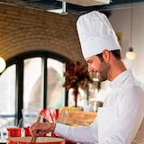 thumbnail of MONOUSO - Cappello Cuoco Chef Cotone Bianco (1 Pezzi)