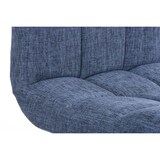thumbnail of Décoshop26 - Tabouret de bar x1 avec repose-pieds hauteur réglable design moderne en tissu bleu 10_0000057