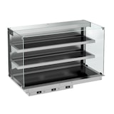 thumbnail of Combisteel inbouw warmhoudvitrine wandmodel van keramiek GN3/1