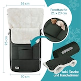 thumbnail of MONZANA® Baby Fußsack Premium Waldschattengrün