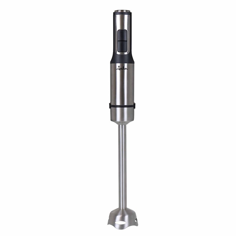 Jata JEBT1855 1200 W staafmixer. 1,5 M. Verlengbaar spiraalsnoer. Extra lange voet (26 cm) 4 roestvrijstalen bladen. Turbo drukknop