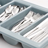 thumbnail of Stalgast Besteckkasten mit vier Mulden, GN 1/1, Polyethylen, mit Griffmulden, spülmaschinengeeignet