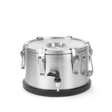 thumbnail of HENDI Isolierter tragbarer Behälter - mit Ablasshahn, Profi Line, 20L, Silber, ⌀330x(H)360mm
