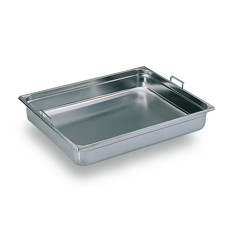 Bourgeat Bac gastro inox GN 1/1 H.10 cm plein à anses escamotables Bourgeat - 741310