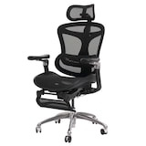 thumbnail of SIHOO Bürostuhl, Schreibtischstuhl Drehstuhl, ergonomisch, Lordosenstütze Fußstütze 6D-verstellbare Armlehnen schwarz