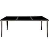 thumbnail of tectake Conjunto de ratán y aluminio MENORCA  gris - 403084