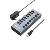 thumbnail of GrauGear USB-HUB 7x USB 3.0 Ports+ 1 Schnelllader retail