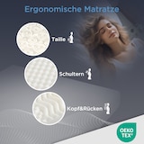 thumbnail of Merax Kaltschaummatratze 7 Zonen Komfortschaummatratze, 20 cm hoch, H3 H2 matratze 140x200 cm Ergonomische mit Griffe