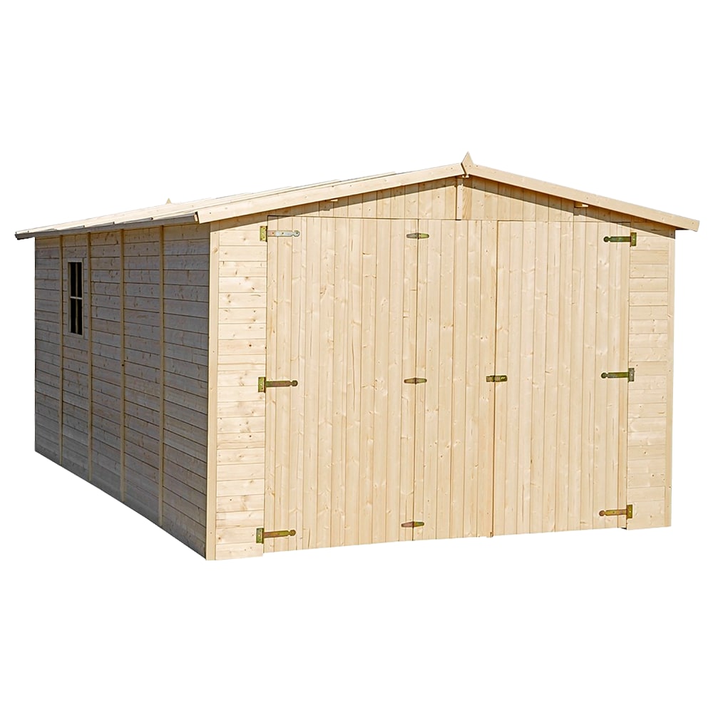 Garaje de madera M101 – 493 x 303 cm – 15 m2
