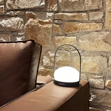 thumbnail of Lumisky DAY kabellose tragbare Lampe H22CM Stahl Schwarz