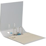 thumbnail of Ordner Rado-Plast A4 RB 80mm grau aus PVC, Sichttasche am Rücken