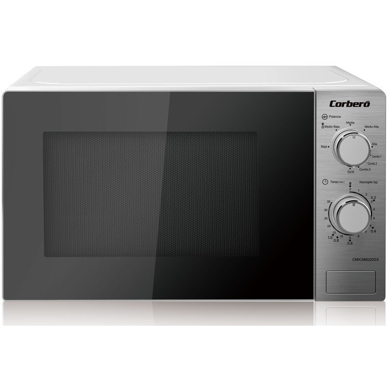 Corbero microondas CMICM6020GX 20l 700w grillinox