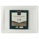 thumbnail of METRO Professional Teller, Bagasse, rechteckig, 20 x 28 cm, weiß, 40 Stück