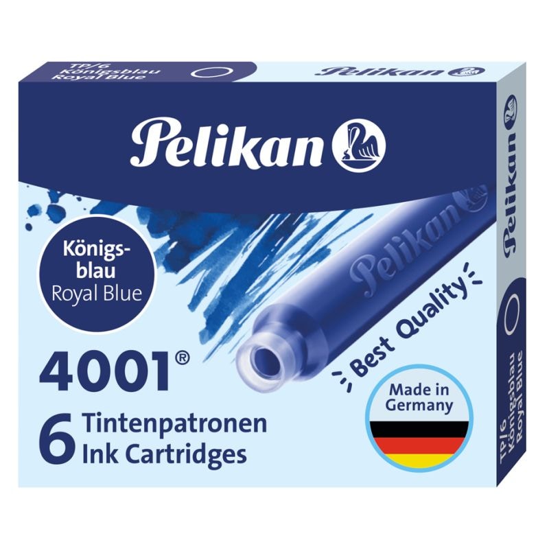 Pelikan Tintenpatronen 4001 TP/6, türkis