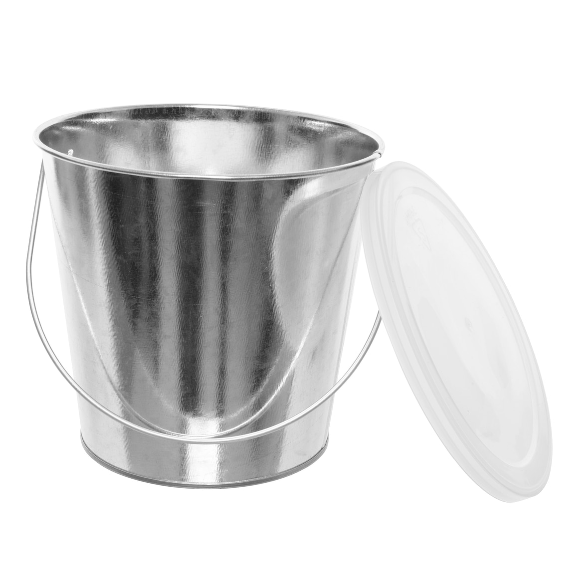 Citronella Kerze 12cm im Metalleimer mit Deckel Outdoor Duftkerzen Garten Balkon Draußen gegen Mücken Insekten Mückenkerzen Mückenschutz Eimerkerze