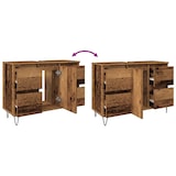 thumbnail of vidaXL Badschrank Altholz-Optik 80x33x60 cm Holzwerkstoff