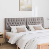 thumbnail of vidaXL Gepolstertes Kopfteil Taupe 180 cm Massives Kiefernholz