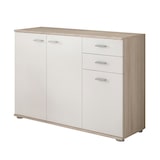 thumbnail of Credenza Mobile Soggiorno Madia Moderna Cucina Sala Pranzo Ingresso Minimal Contenitore Ante Cassetti Arredo Salvaspazio 103x 70x 35 Cm Rovere Chiaro