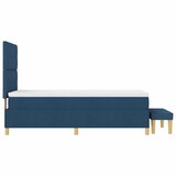 thumbnail of vidaXL Boxspringbett mit Kissen mit Kopfteil Blau 200 x 80 cm Stoff