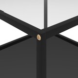 thumbnail of vidaXL Couchtisch Transparent und Schwarz 60x60x35 cm Hartglas