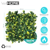 thumbnail of WellHome – Kunstmatige Verticale Tuin – Hekkenpaneel 100x100 cm voor binnen en buiten – Bladeren in groen en geel