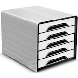 thumbnail of Schubladenbox 5 Fächer 7-111 weiß/schwarz