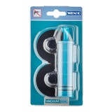 thumbnail of WENKO Wandregal 2 Etagen Mod. Classic Plus Black mit Vacuum-Loc® Adapter
