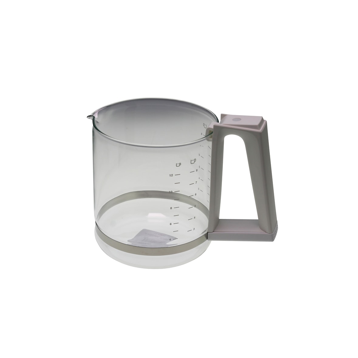 Krups XB900801 Glaskanne für KM468 T8 Kaffeemaschine (Ersatz für MS-623652)