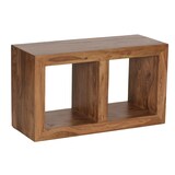 thumbnail of Rustikales Standregal: Massivholz Sheesham, vielseitig nutzbar, handgefertigt, einfache Pflege. Braun, 50x35x88 cm | Kadima Design