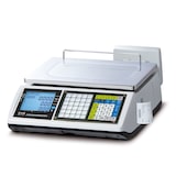 thumbnail of CAS CT100, balance poids-prix avec ticket, conforme loi fiscale , portée 3/6kg, échelon 1/2g