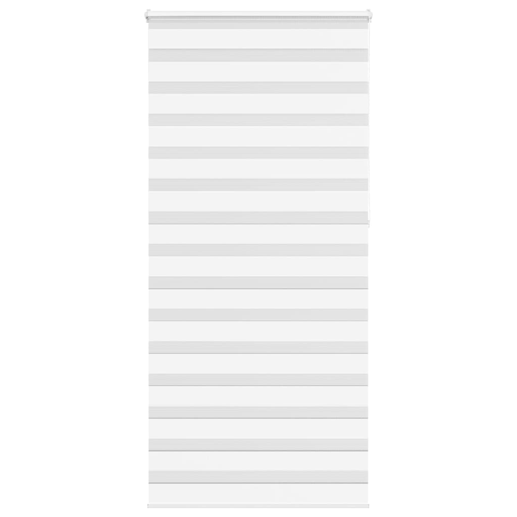 vidaXL Doppelrollo Weiß 115x230 cm Stoffbreite 110,9 cm Polyester