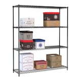 thumbnail of Combisteel Regalsystem mit 4 Böden aus Stahl schwarz 1500x450x1800mm