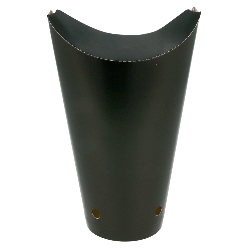 Vasos Fritas Con Cierre 22 Oz - 660 Ml 220 + 18 Pe G/M2 8,5X18 Cm Negro Cartoncillo (50 unidades)
