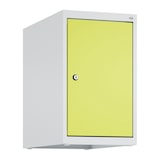 thumbnail of C+P Aufsatzschrank Classic PLUS, 1 Abteil, HxBxT 50x30x50cm, Zylinderschloss, Hellgrau/Clowngrün von PROREGAL