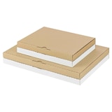 thumbnail of 50x Versandkarton 255x190x30mm schnelle Aufrichtung Steckverschluss Maxibrief DHL briefkastentauglich Höhe 3cm A5 B5 braun