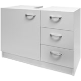 thumbnail of CASARIA® Waschbeckenunterschrank mit 3 Schubladen 63x54x30cm Badezimmer Unterschrank Weiß