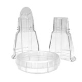 thumbnail of Schneider - Adapter Doppelt für Tüllen, transparent, 3-tlg., Polycarbonat