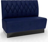 thumbnail of Gastro Sitzbank Amsterdam | 160 cm breit | Samtstoff in Blau | Diamant | Dinerbank