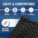 thumbnail of HGMD Antislip douchemat / Badmat - Zwart- 53x53 cm - Zuignappen - Douchemat - Badkamermat - Antislip voor douche