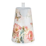 thumbnail of Deko Blech Kanne  20 x 18 x 13 cm Metallblumenvase mit Griff und Ausgießer Vintage Dekoration