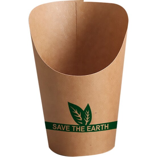 HOSTELBIO Envase roller cartón para fritos 8 onzas | 1000 unidades