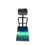 thumbnail of Bilancia a piattaforma rinforzata 50x40cm con protezione e supporto posteriore fino a 300kg interv 50gr